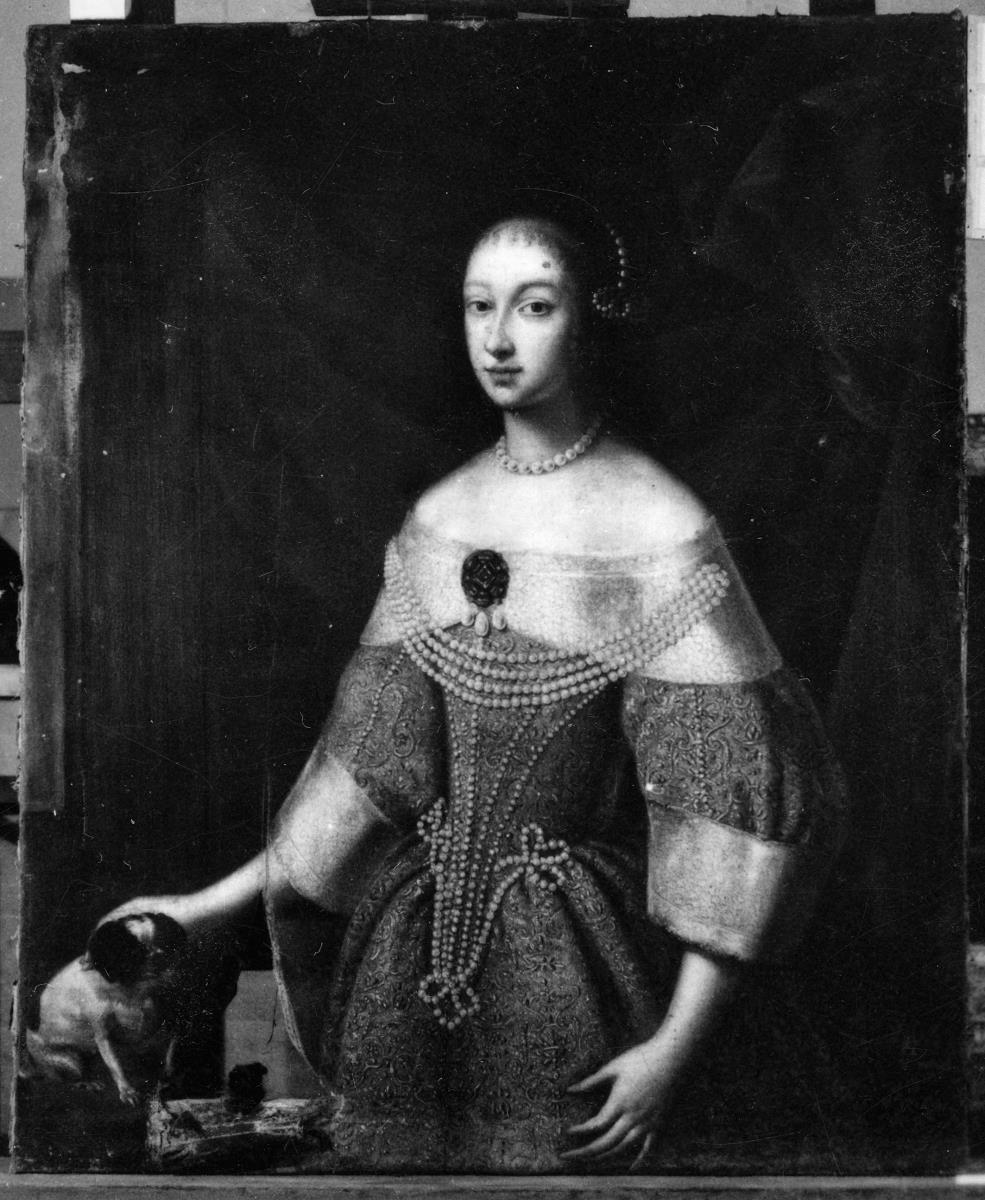 Porträt der Ludovika Christina von Savoyen im Alter von 23 Jahren