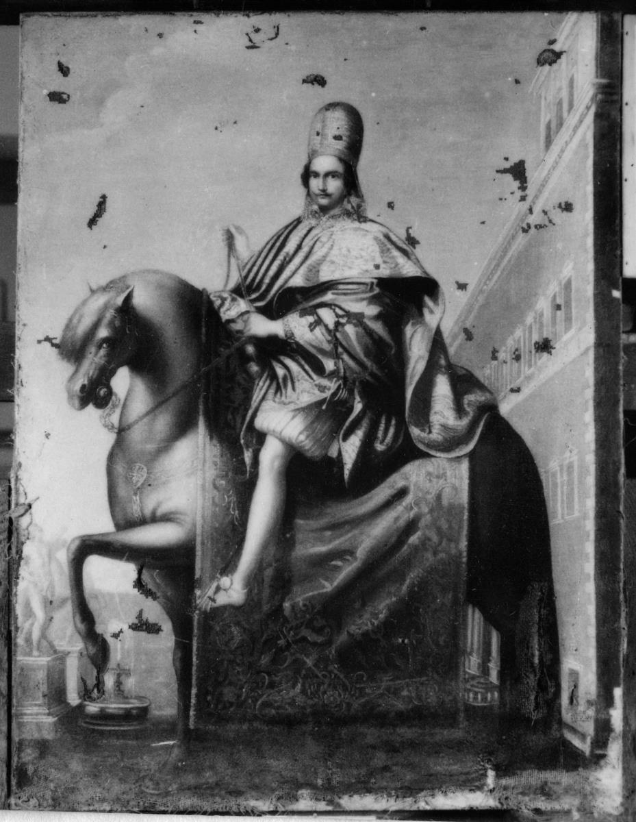 Porträt des Taddeo Barberini zu Pferd
