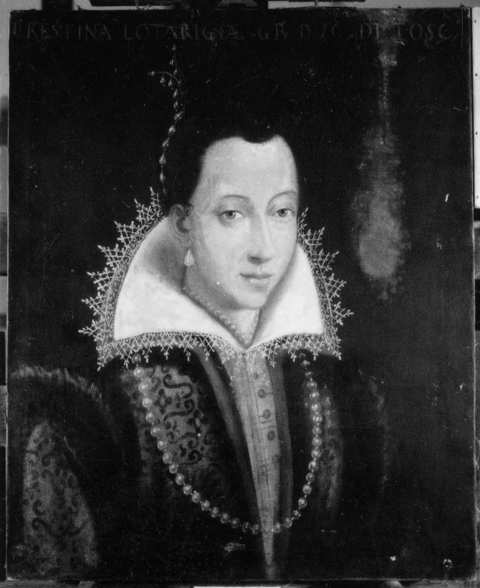 Porträt der Christine von Lothringen, Großherzogin der Toskana (?)