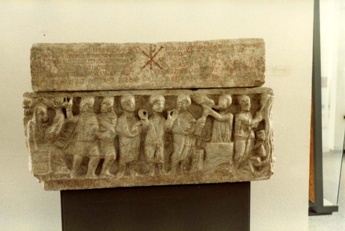 Blick in die Ausstellung der Skulpturensammlung und der Frühchristlich-Byzantinischen Sammlung im Museum Dahlem