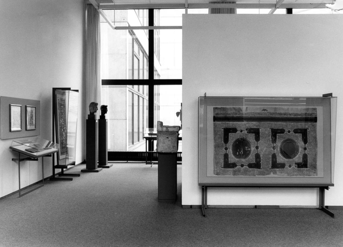 Blick in die Ausstellung der Skulpturensammlung und der Frühchristlich-Byzantinischen Sammlung im Museum Dahlem