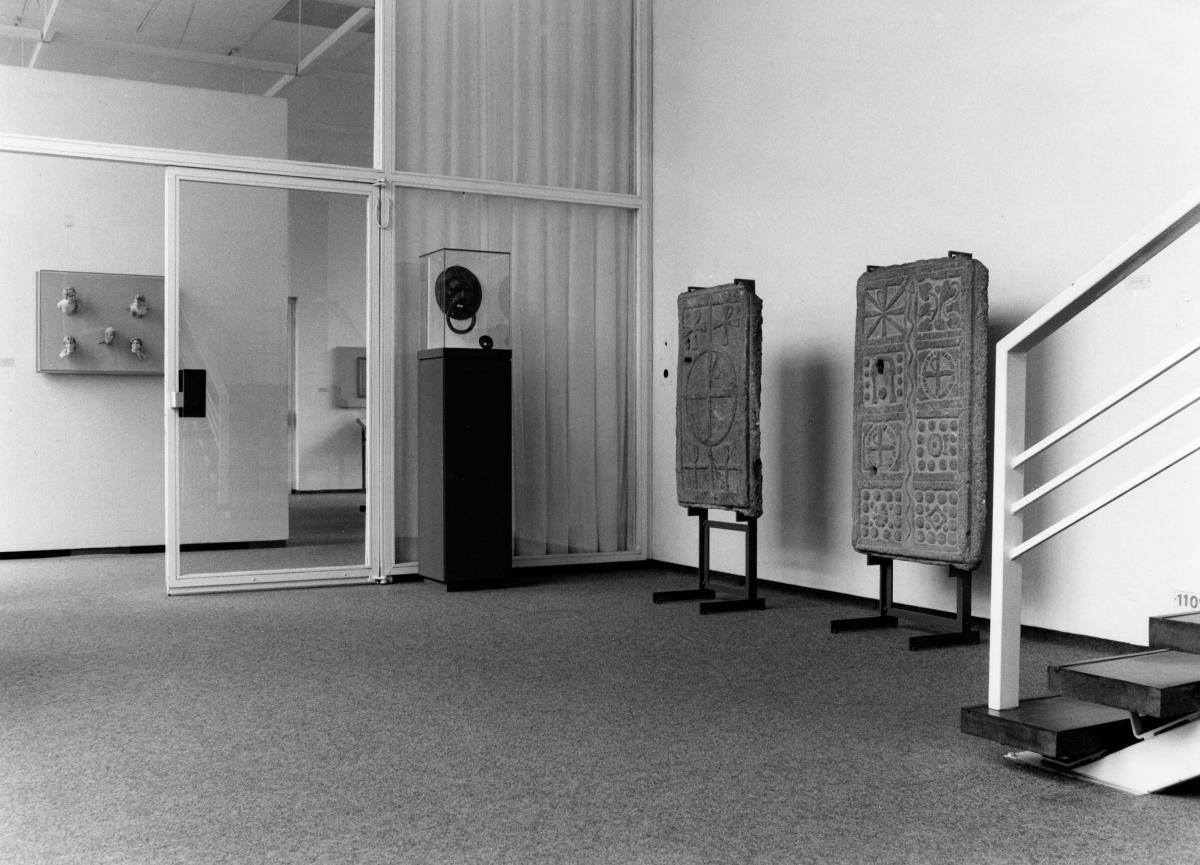 Blick in die Ausstellung der Skulpturensammlung und der Frühchristlich-Byzantinischen Sammlung im Museum Dahlem