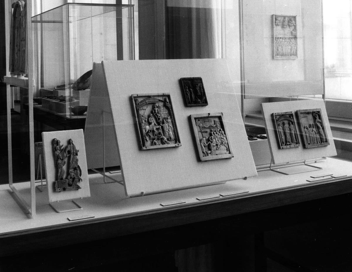Blick in die Ausstellung der Skulpturensammlung und der Frühchristlich-Byzantinischen Sammlung im Museum Dahlem