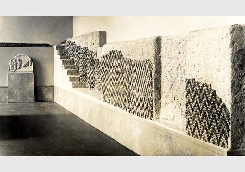 Aufstellung des Vorderasiatischen Museums im Pergamonmuseum, "Uruk-Raum"