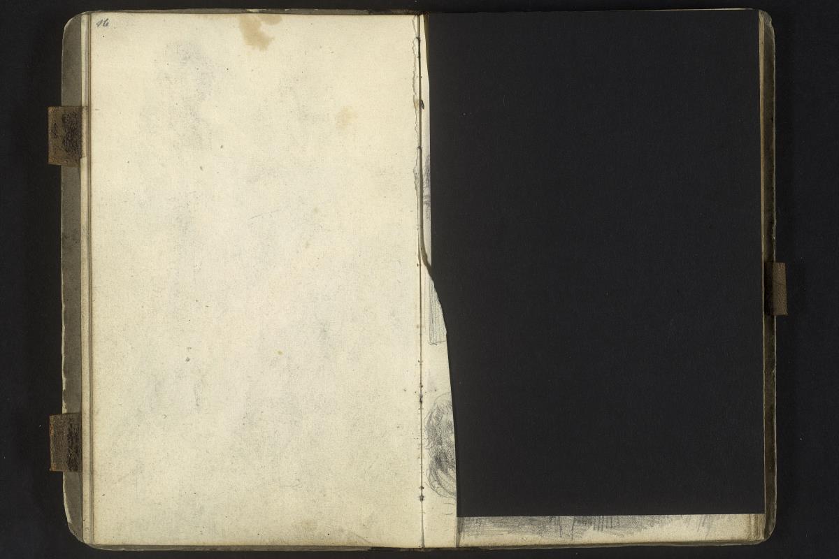 Fragment einer herausgetrennten Seite