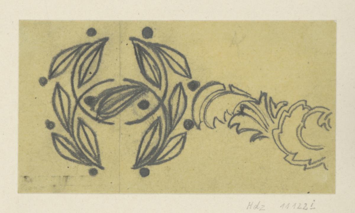 Darmstadt, Ausstellungsgebäude und Hochzeitsturm, Detail des Kuppelmosaiks im vorgelagerten Treppenpavillon