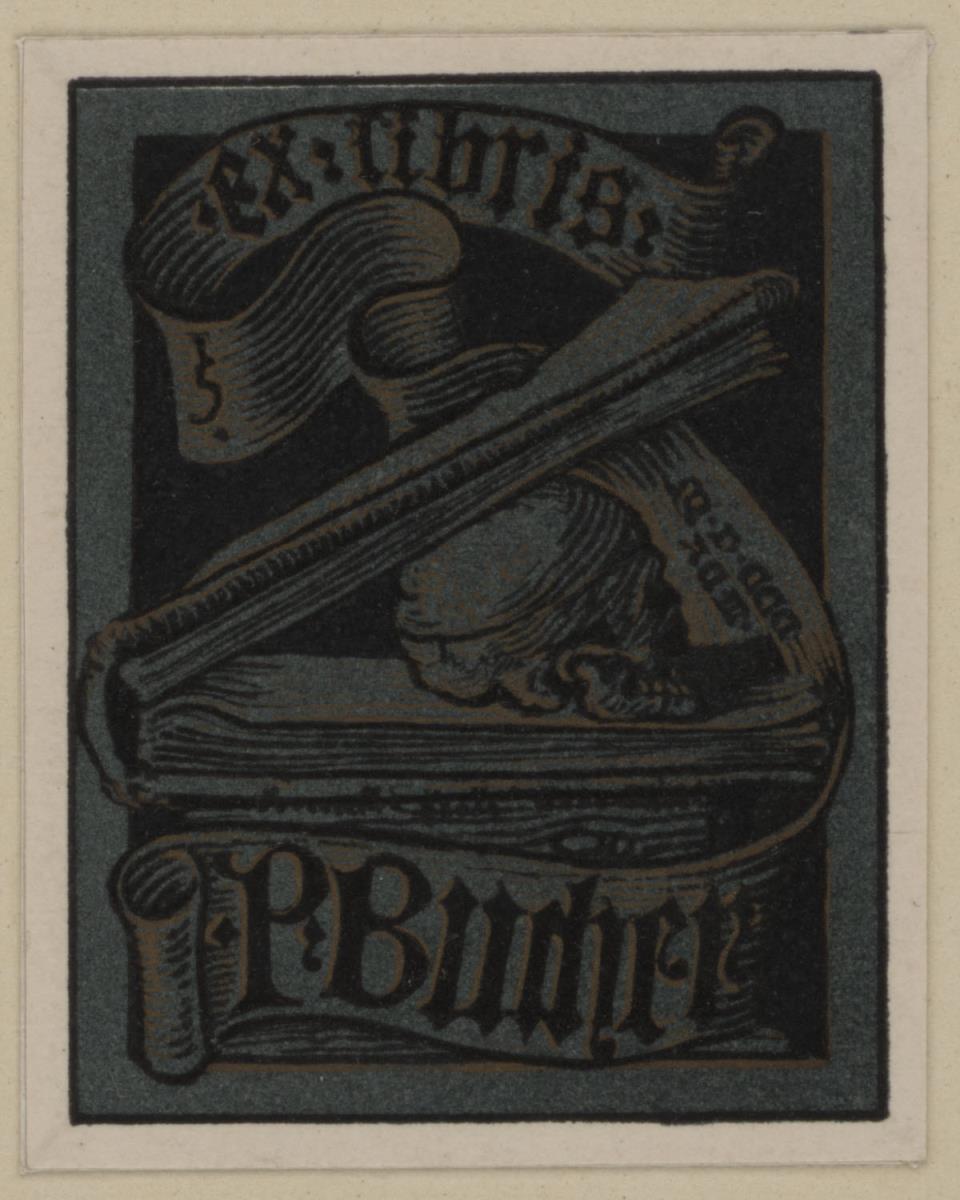 Ex libris P. Bucher