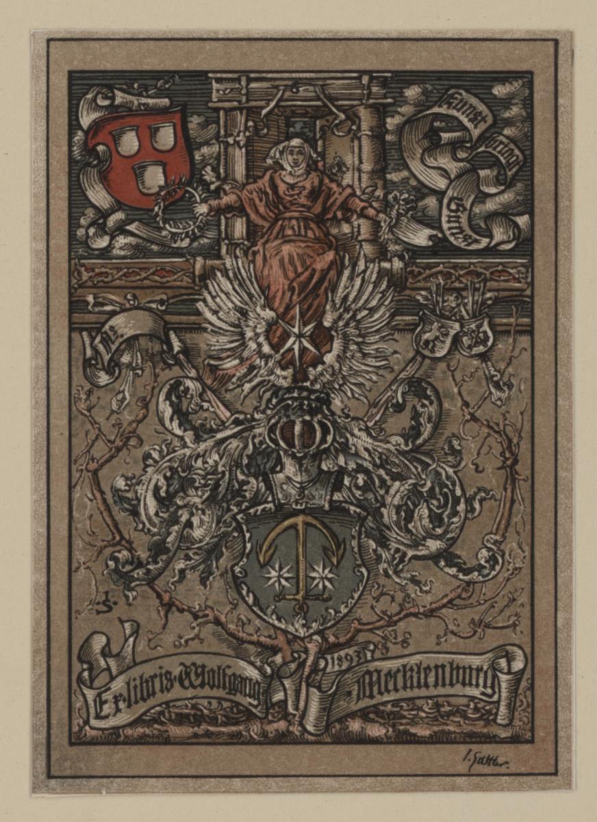 Ex libris Wolfgang Mecklenburg