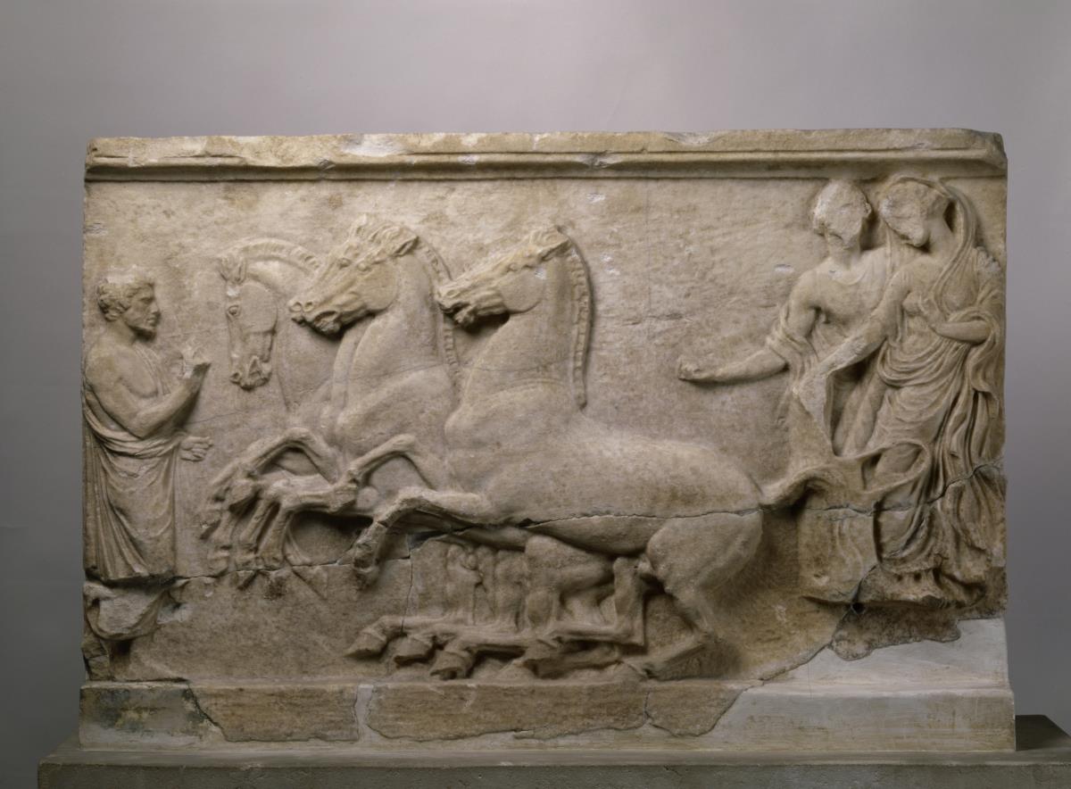 Weihrelief: Frauenraub