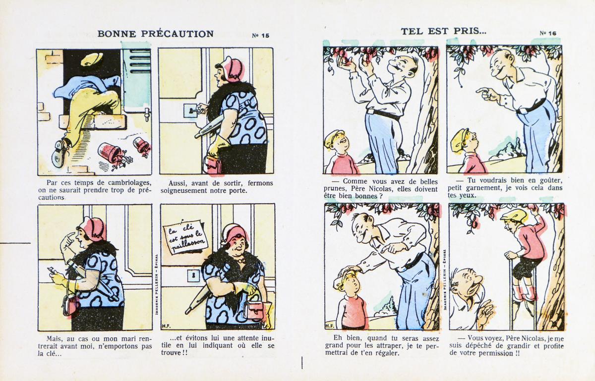 Bonne précaution. Nr.15. Tel est pris... Nr.16.