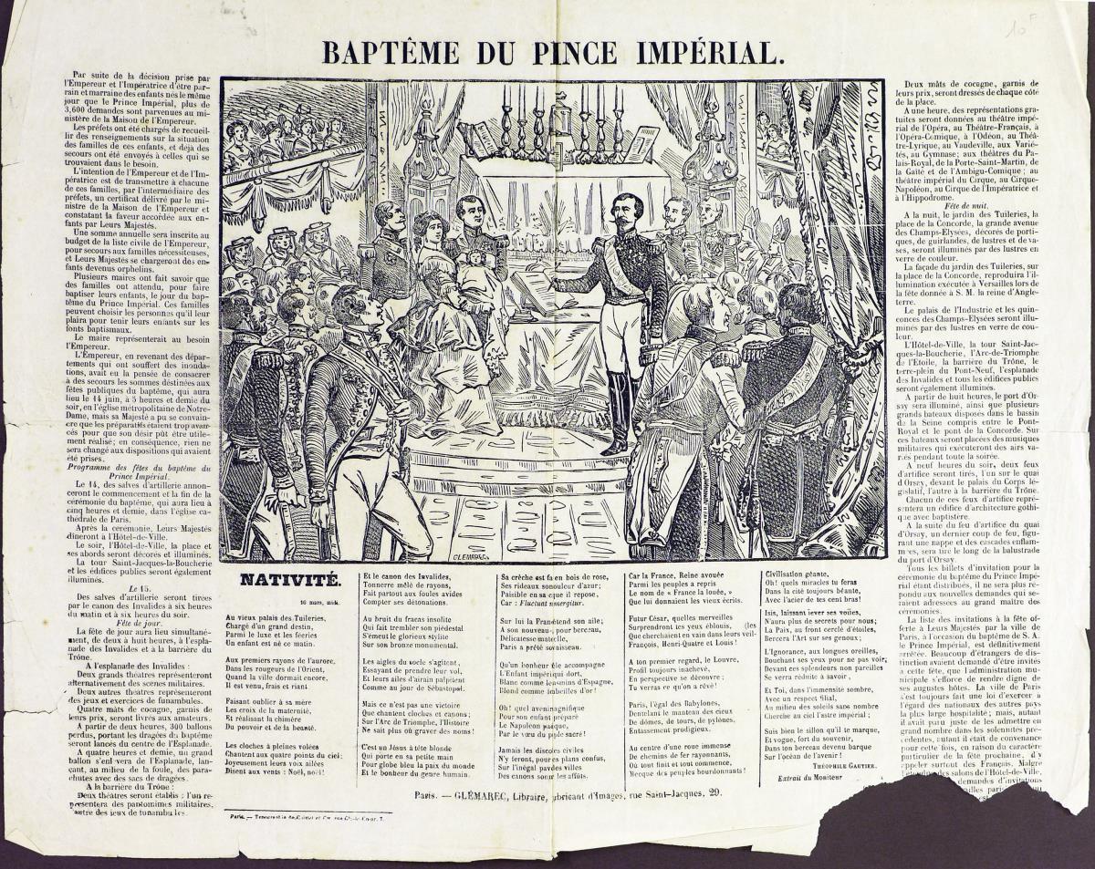 Baptême du Prince Impérial.