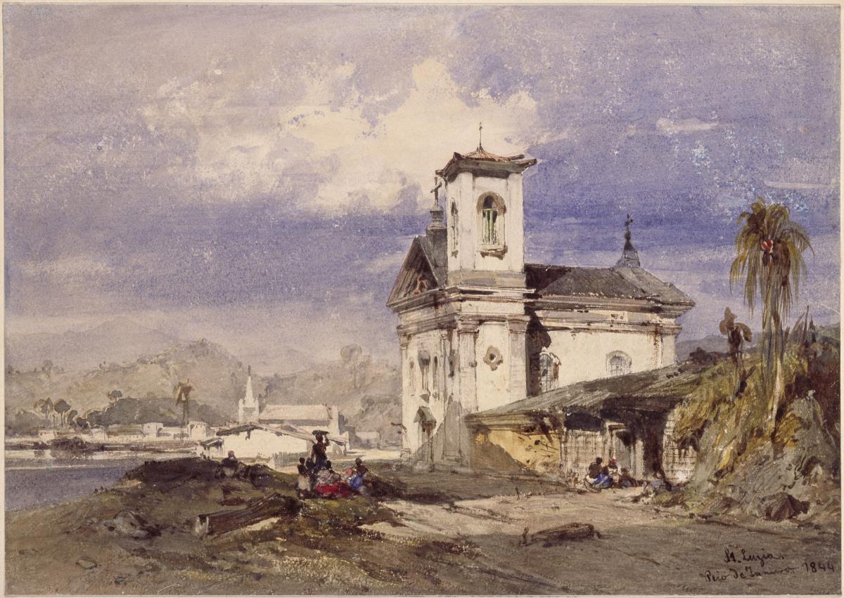 Kirche St. Luzia. Rio de Janeiro