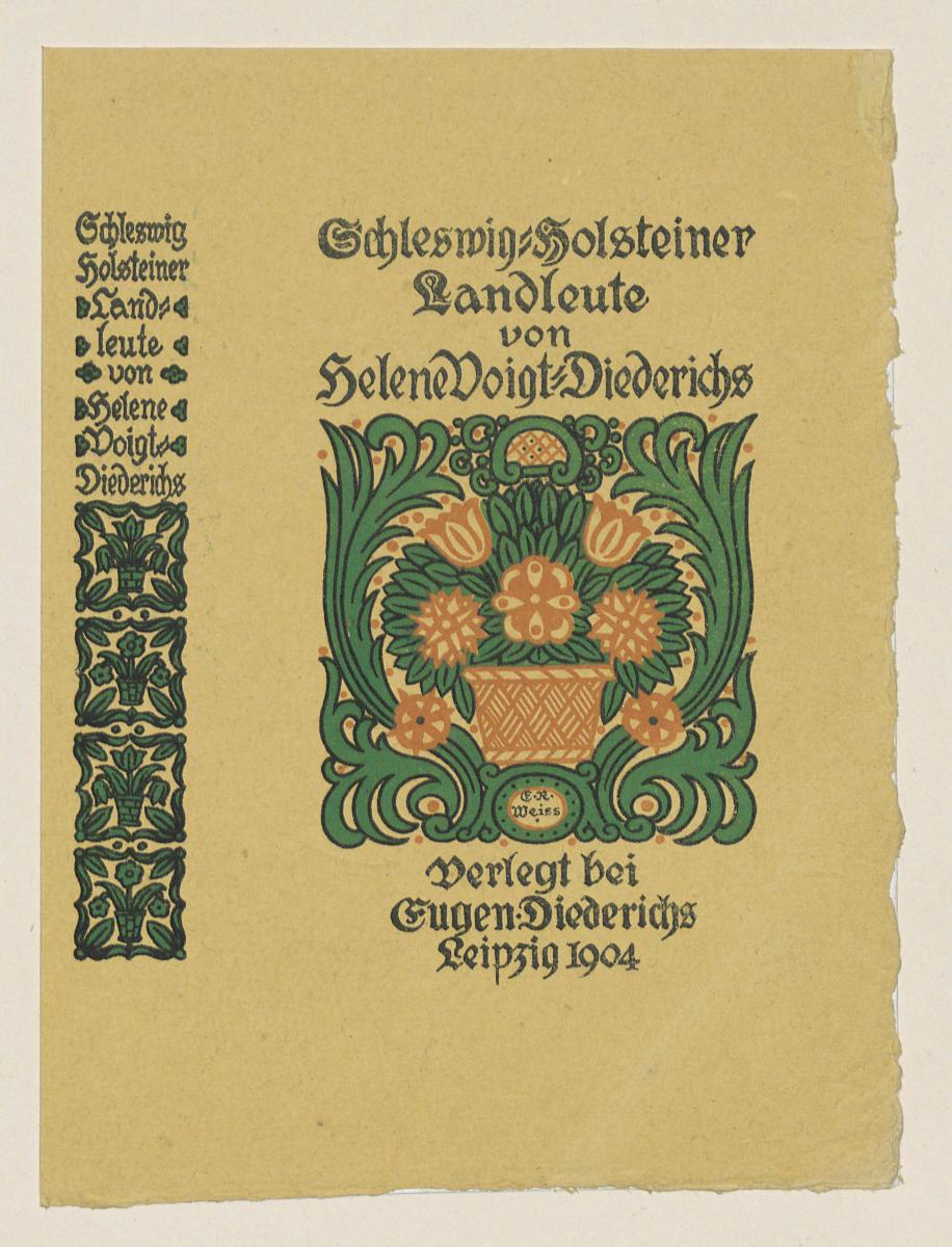 Einband zu Helene Voigt-Diederichs, Scheswig-Holsteiner Landleute