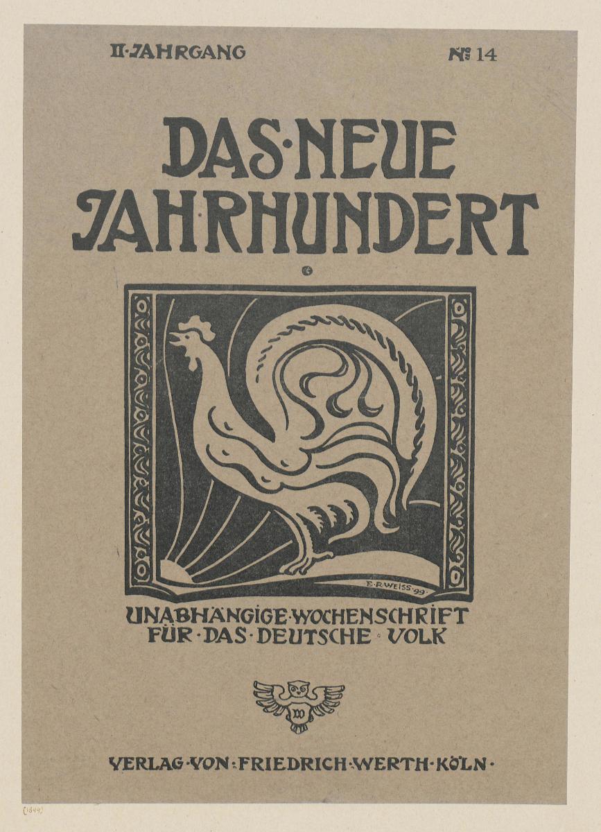 Einband zu Das Neue Jahrhundert