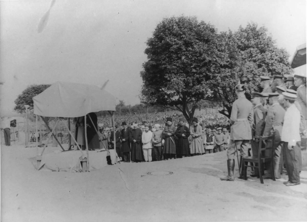 Lagerleben Bairamsfeste 1915, Gebet