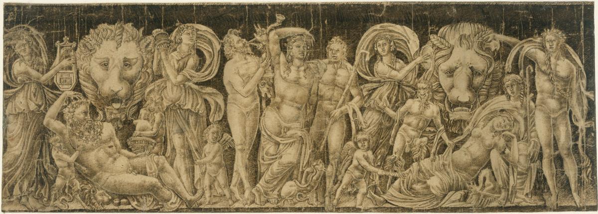 Sarkophag-Relief mit der Auffindung Ariadnes