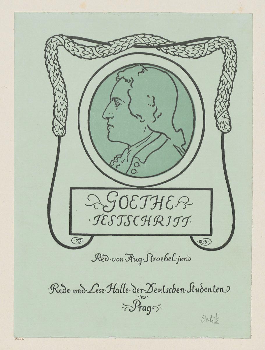 Goethe Festschrift (Rede- und Lesehalle der Deutschen Studenten in Prag)