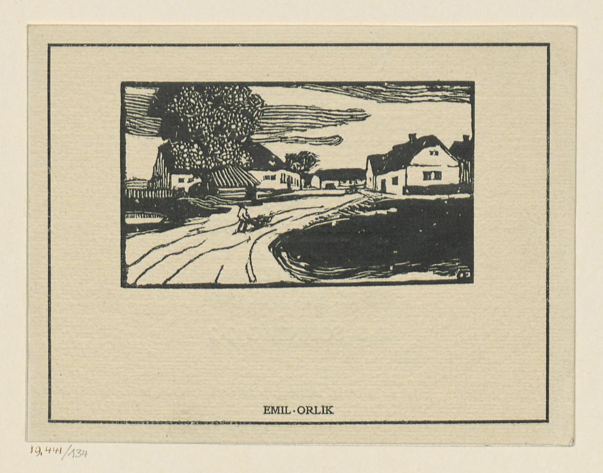 Emil Orlik bei Fritz Gurlitt (Dez.1908 - Jan.1909)