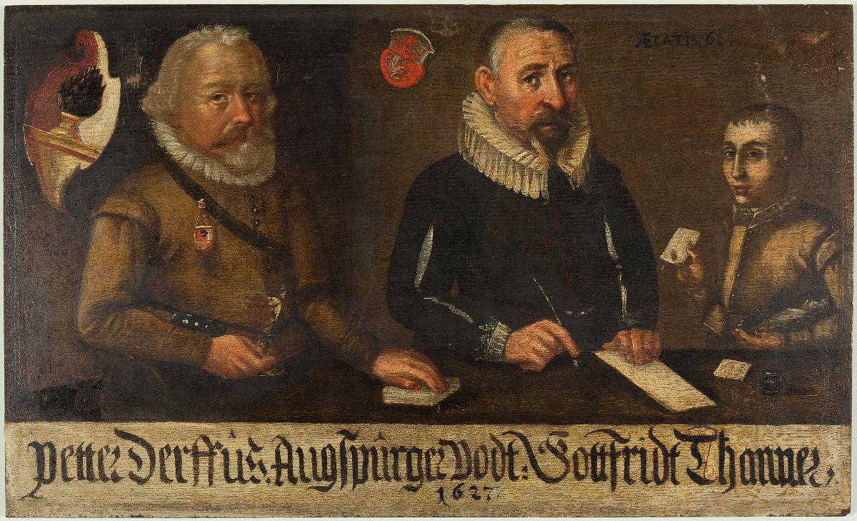 Porträt des Peter Dorffus und Gottfridt Thanner aus Augsburg