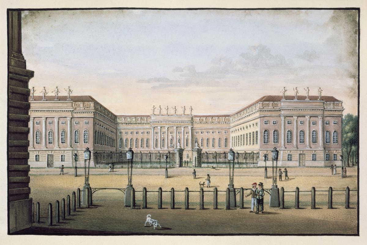 Alt-Berliner Ansichten. Das Universitätsgebäude Unter den Linden