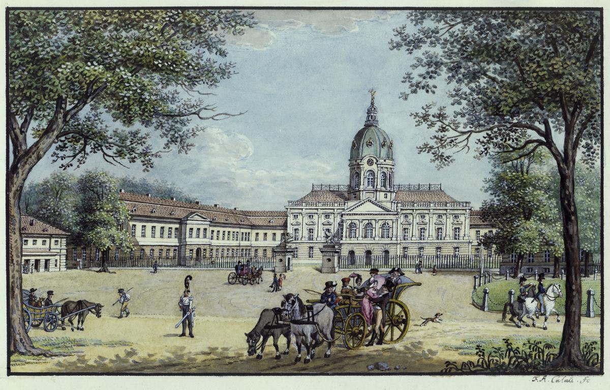 Alt-Berliner Ansichten. Schloss Charlottenburg