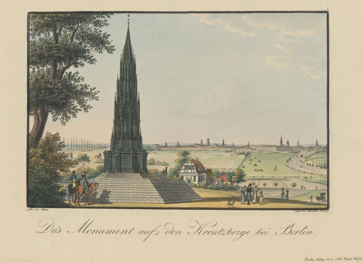 Das Monument auf dem Kreuzberg bei Berlin