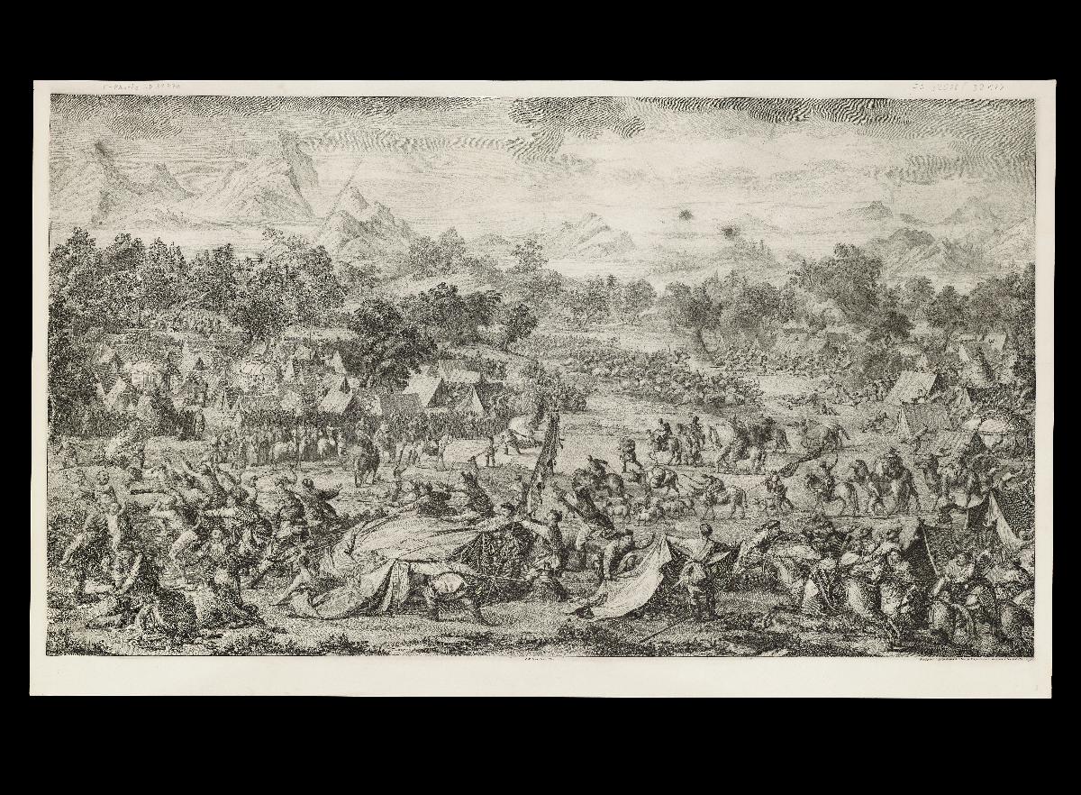 "Die Schlacht von Oroj-jalatu" (Manzhu gegen Dsungaren)