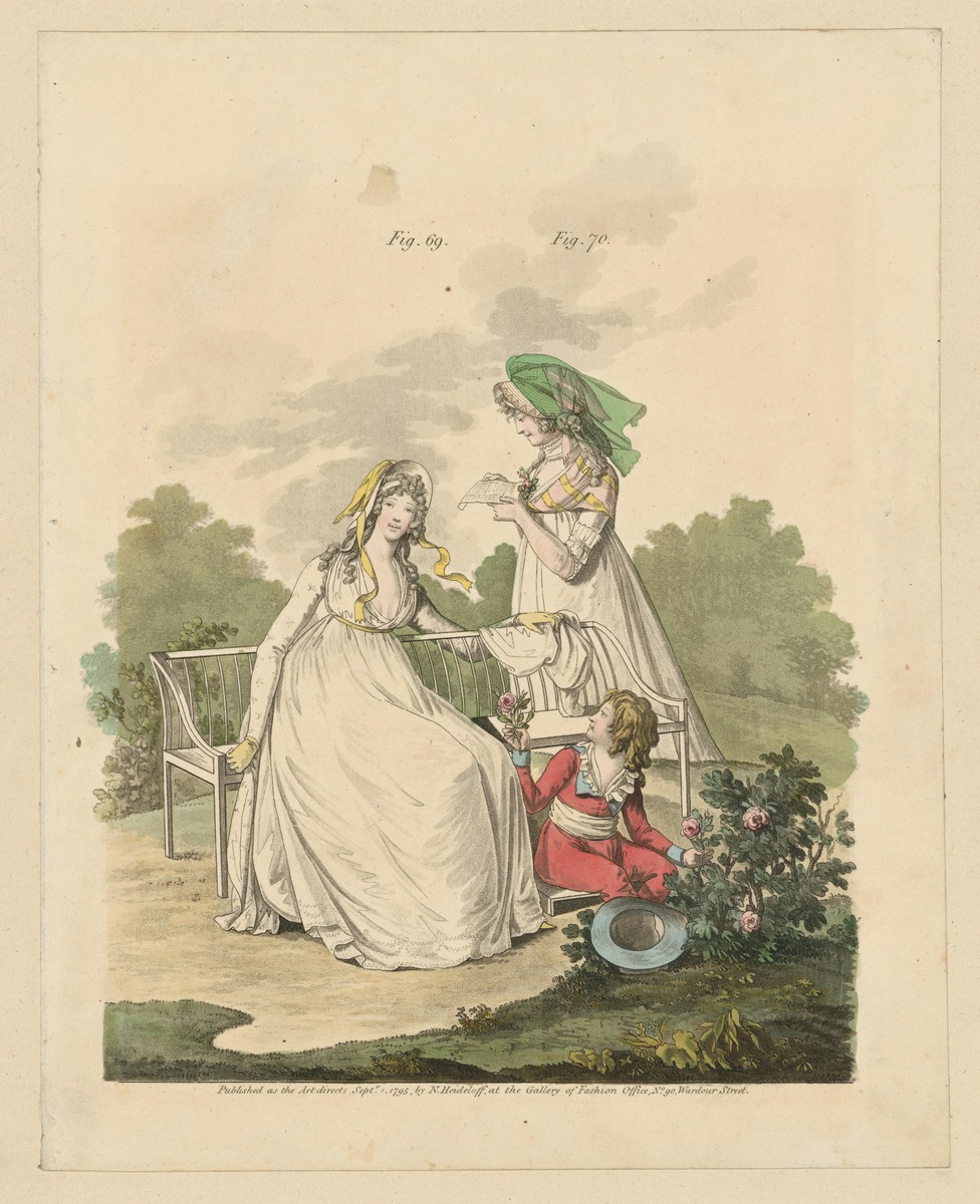 Gallery of Fashion, Fig. 69, 70: Morning Dresses
