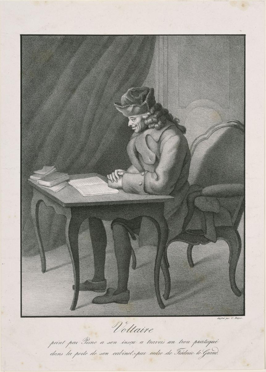 Voltaire, nach Pesne