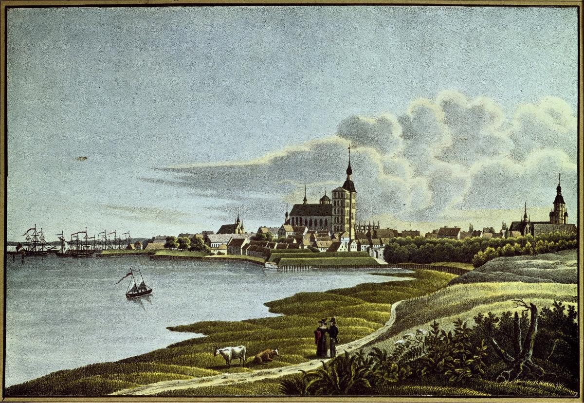 Stralsund von der Westseite