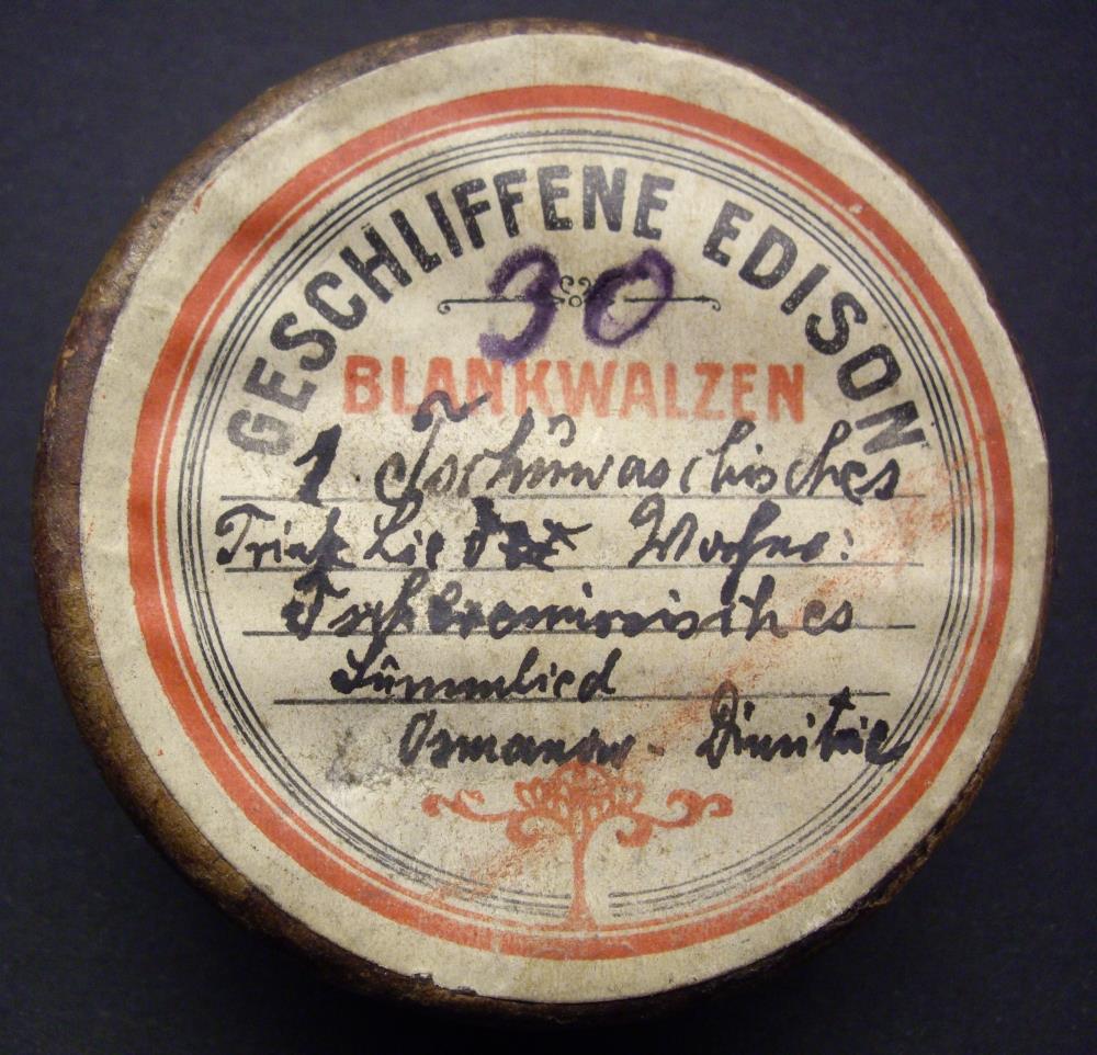 "a) 1 Tscheremissisches Lied (gesummt), b) Trinklied, Tschuwaschisch"