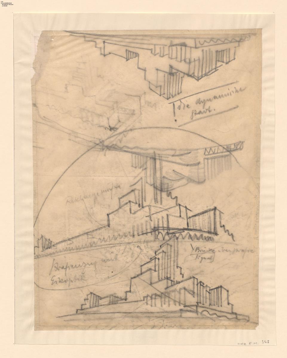 imaginäre Skizzen für ein Hochhaus