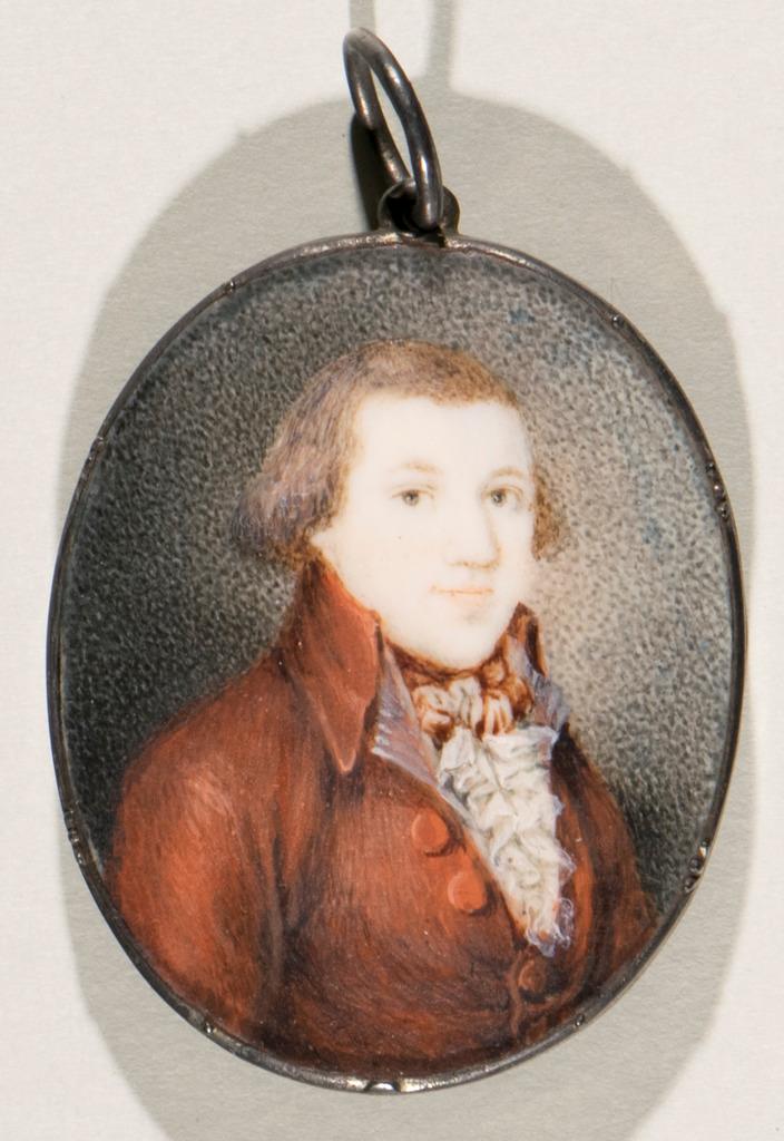 Porträt eines Herrn im rotbraunen Rock