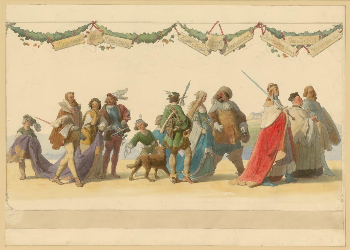 "Markebrunn ... ". Illustration zu Adolf von Marées