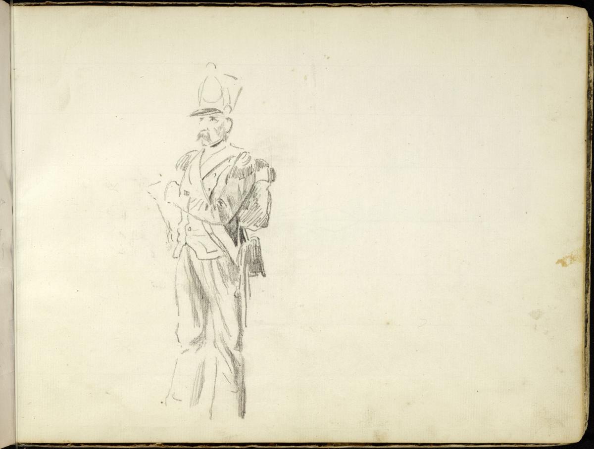 Stehender Soldat