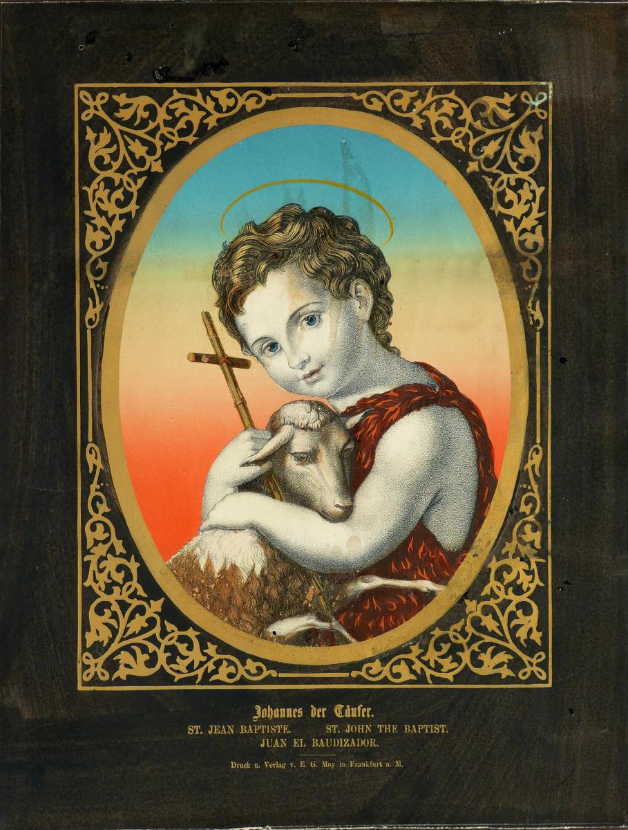 Johannes der Täufer. St. Jean Baptiste. St. John the Baptist. Juan del Baudizador.