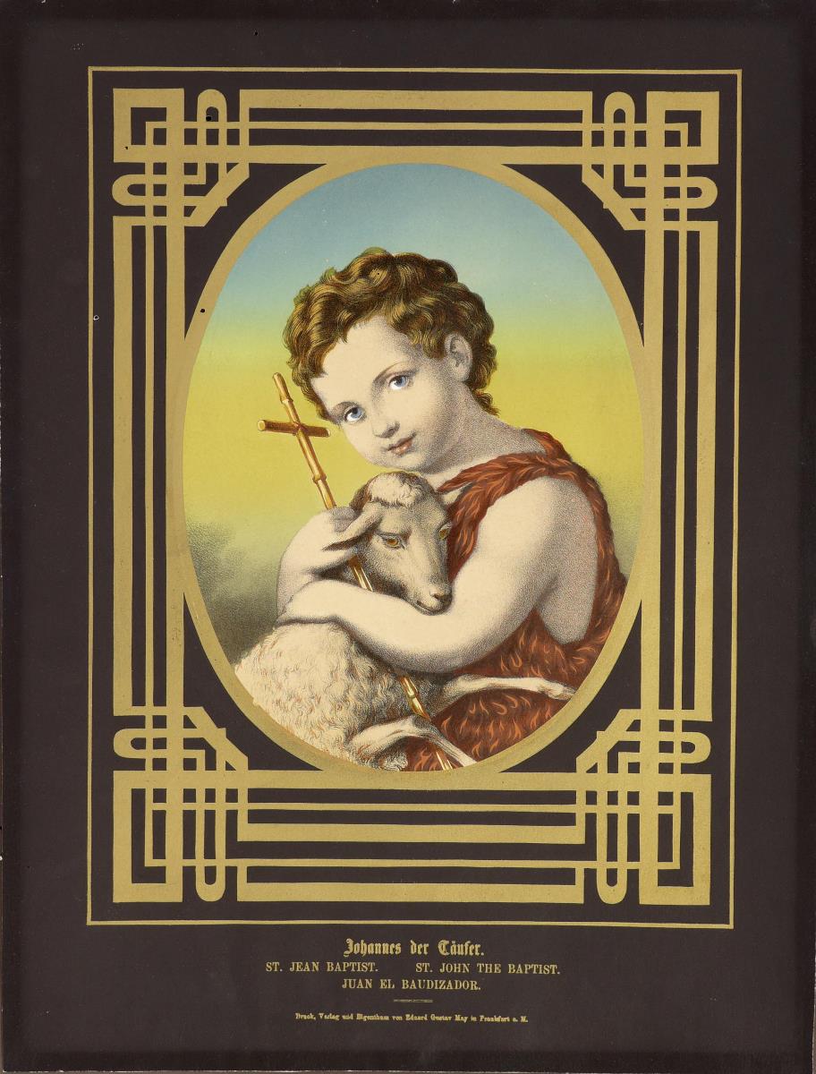 Johannes der Täufer. St. Jean Baptiste. St. John the Baptist. Juan del Baudizador.