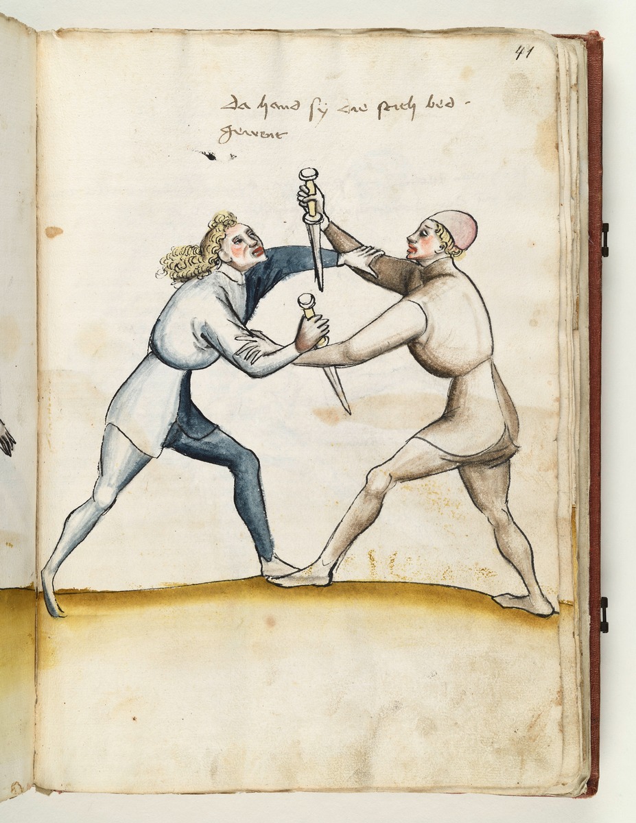 Dolchkampf. Fecht- und Ringerbuch der Brüder vom Stain (nach Talhoffer)