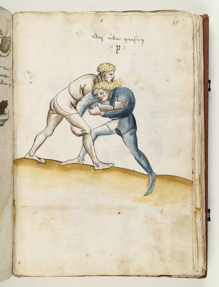 Ringkampf. Fecht- und Ringerbuch der Brüder vom Stain (nach Talhoffer)