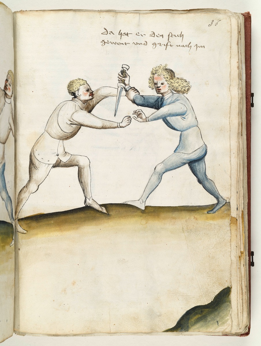 Dolchkampf. Stich und Paraden. Fecht- und Ringerbuch der Brüder vom Stain (nach Talhoffer)