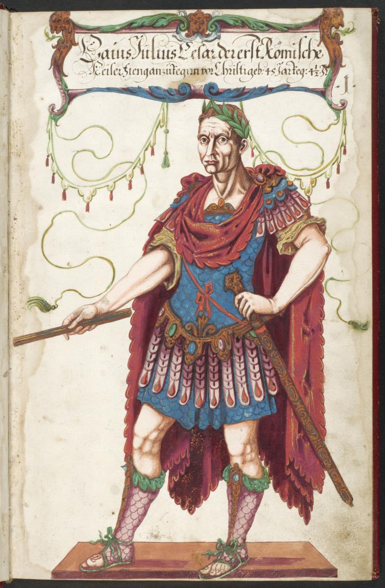 Bildnisse römischer und deutscher Kaiser: Gaius Iulius Caesar