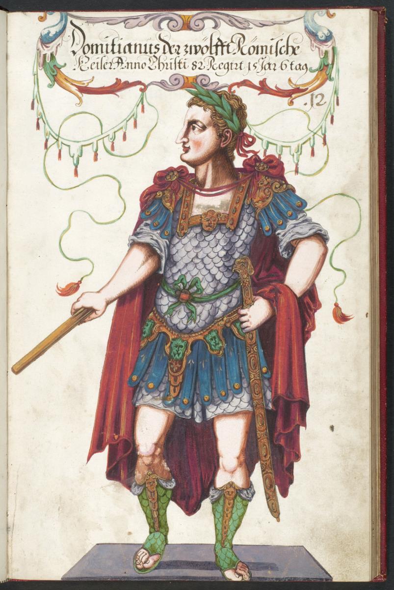 Bildnisse römischer und deutscher Kaiser: Domitian