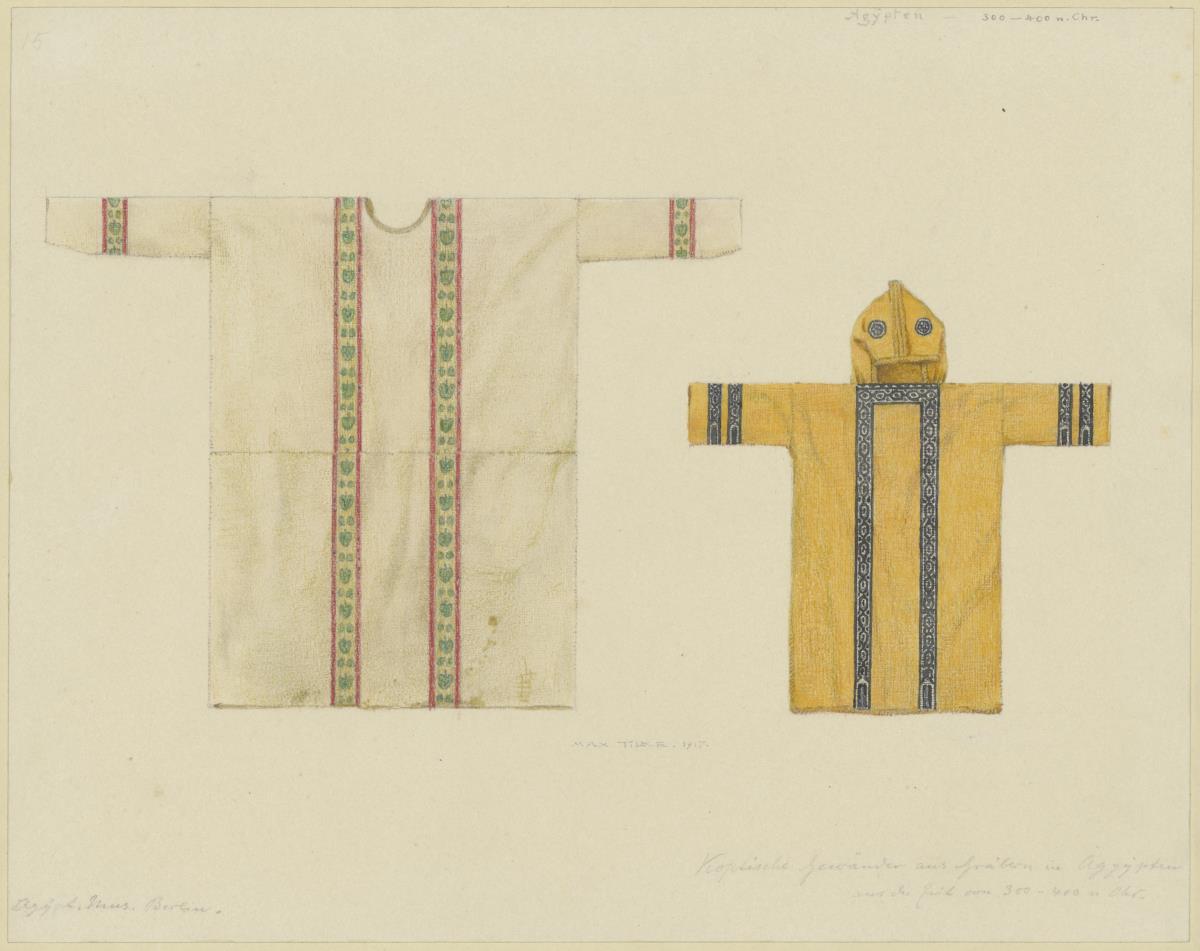 Koptische Gewänder, Ägypten, 300 - 400 n. Chr.