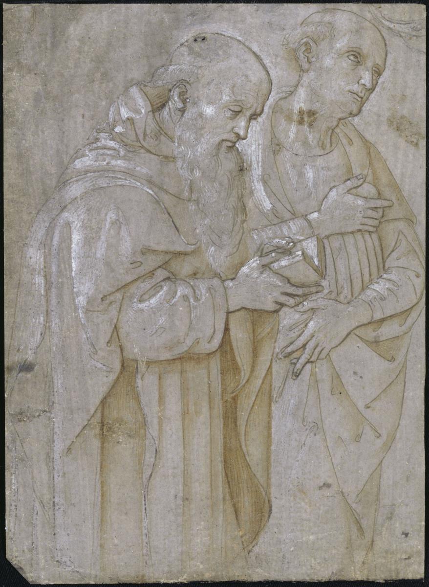 Die Heiligen Antonius und Hieronymus (nach Pesellino)