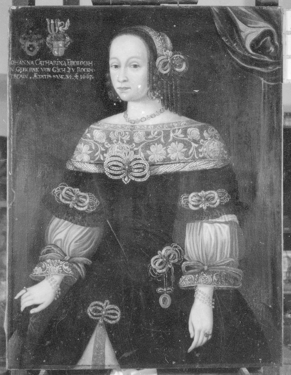 Porträt der Johanna Catharina Edlwöck zu Gich