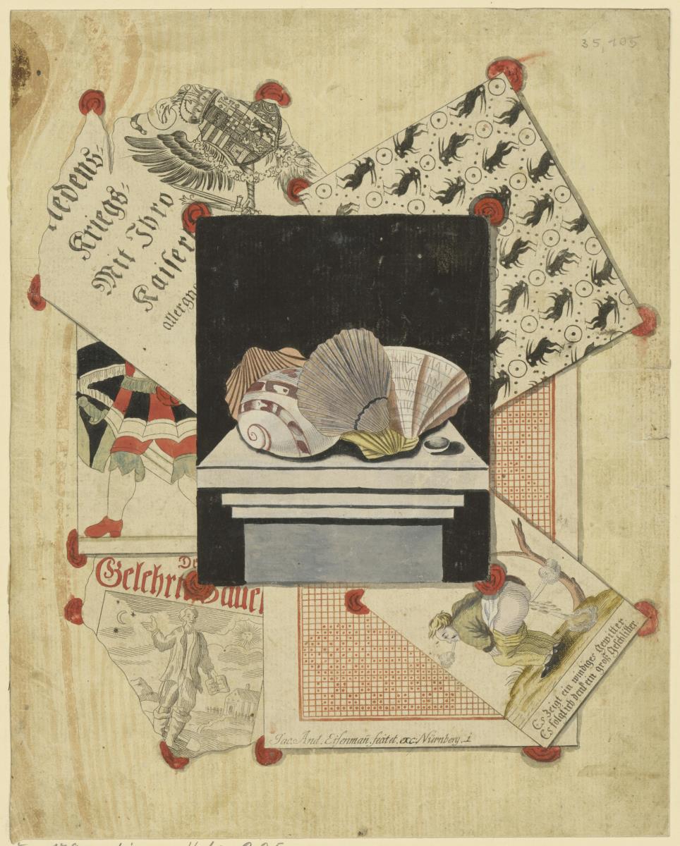 Gezeichnete Collage