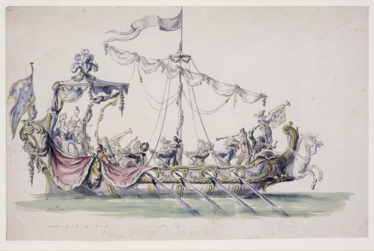 Allegorie Asiens – Reise des Don Quijote