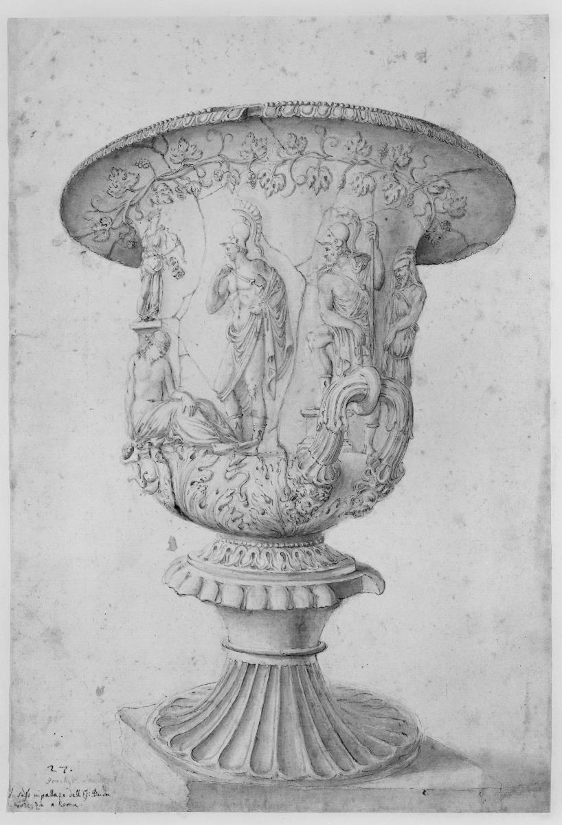 Die Medici - Vase. Antikes Gefäß mit Darstellung des Iphigenienopfers