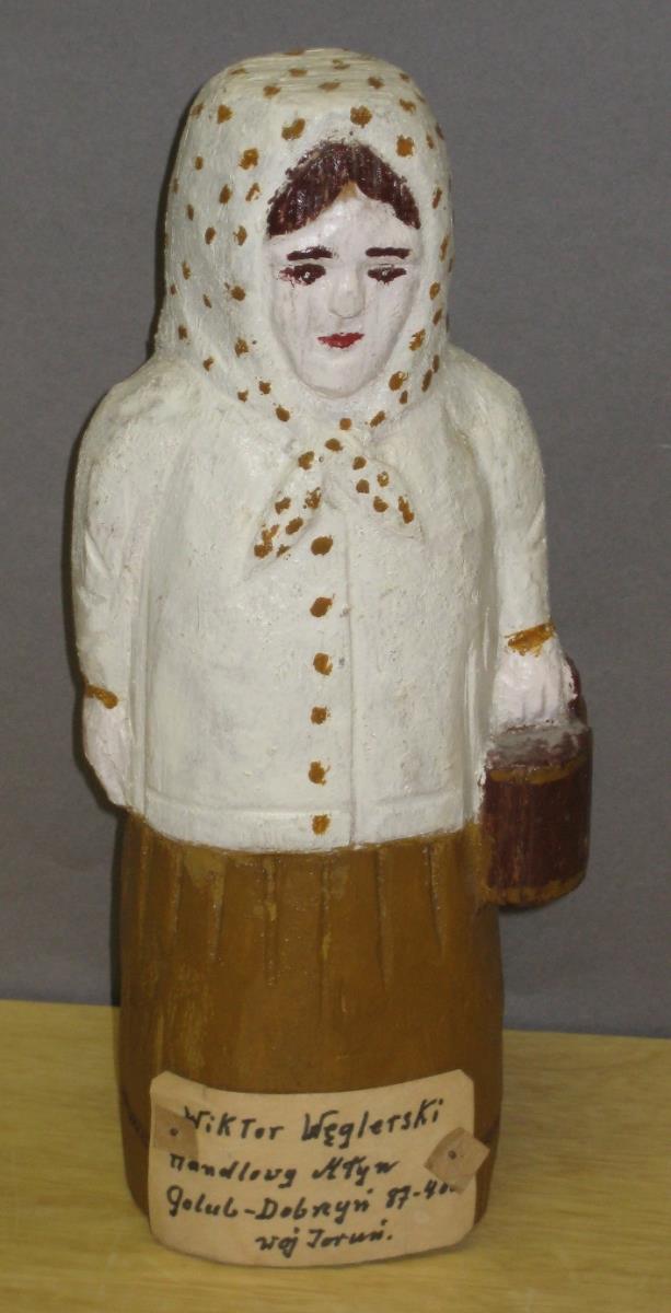Frau mit Doppelkrug