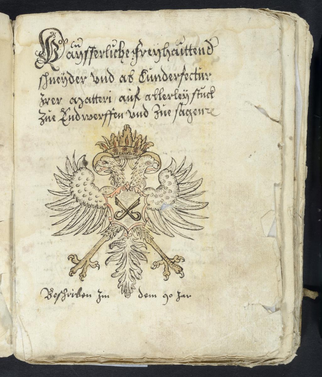 Schneidermusterbuch: Käysserliche Freyhaitten d schneyder [...]